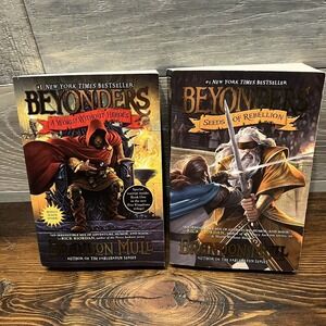 Beyonders Lot Seeds of Rebellion World Without Heroes Book 1 & 2 Brandon Mull PB